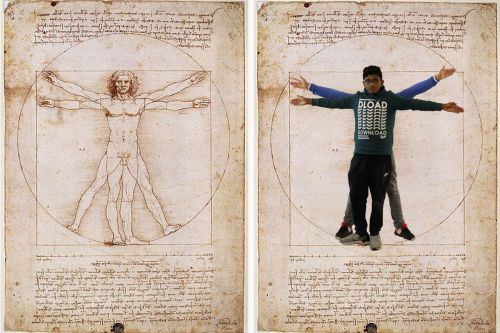 Leonardo da Vinci "Vitruvianischer Mensch"