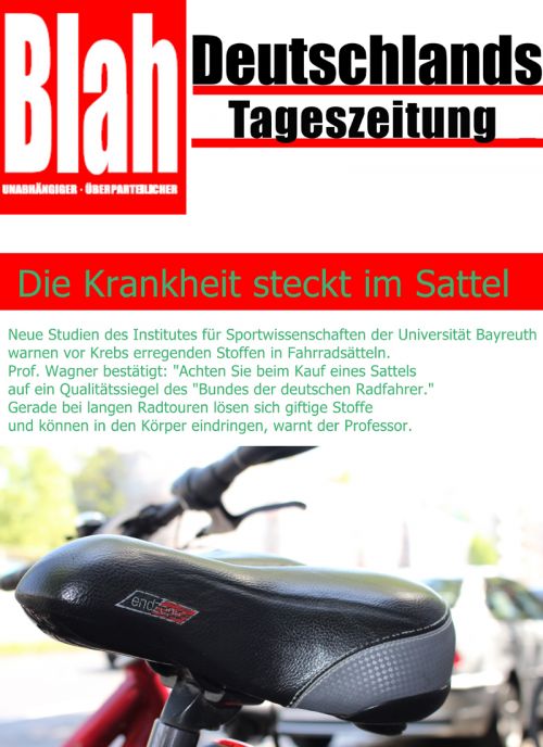 Die Krankheit steckt im Sattel!