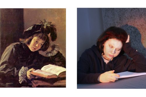 Frans Hals  "Lesender Knabe" 